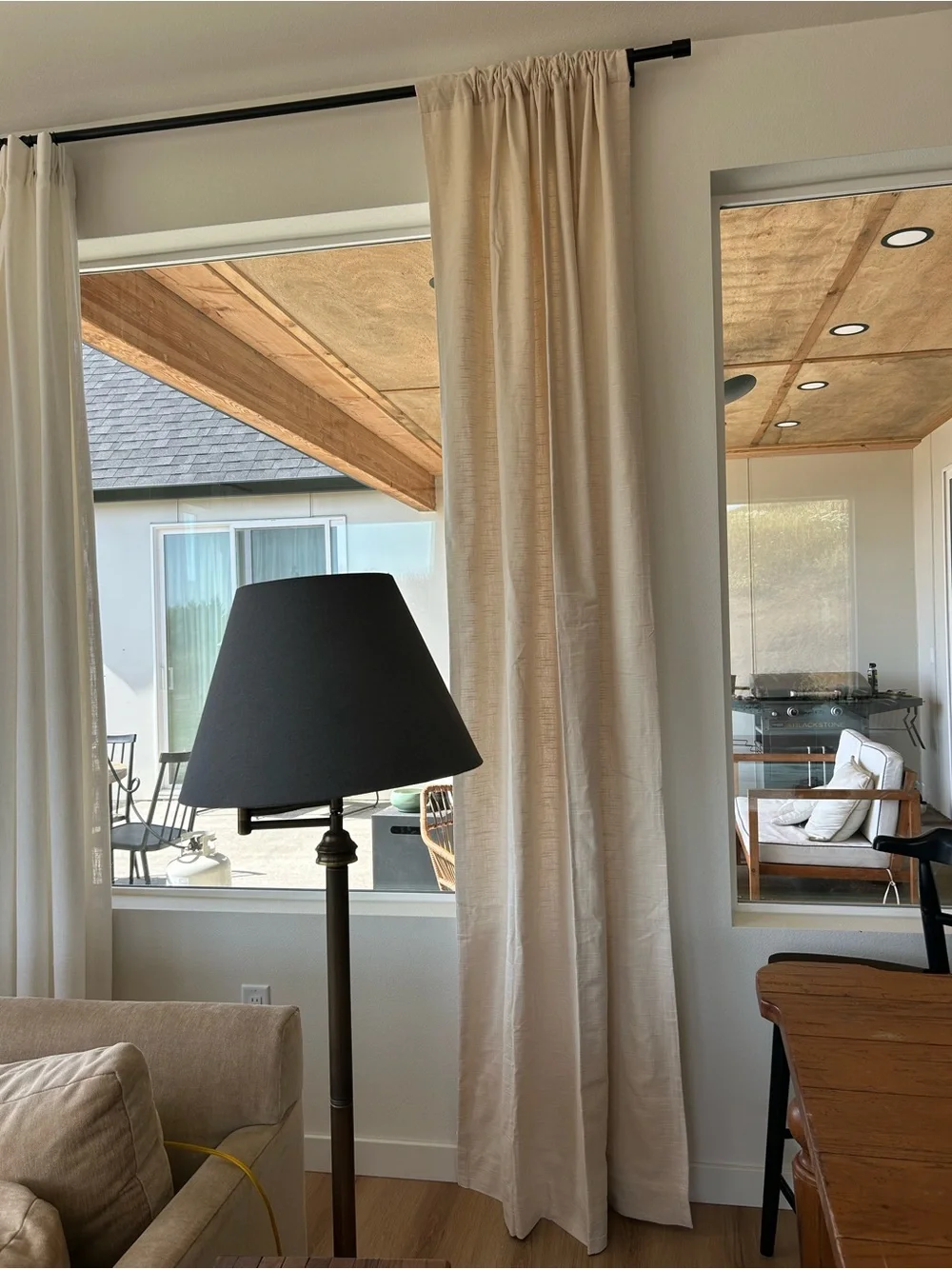 Quince Natural Cotton Slub Curtain Panel